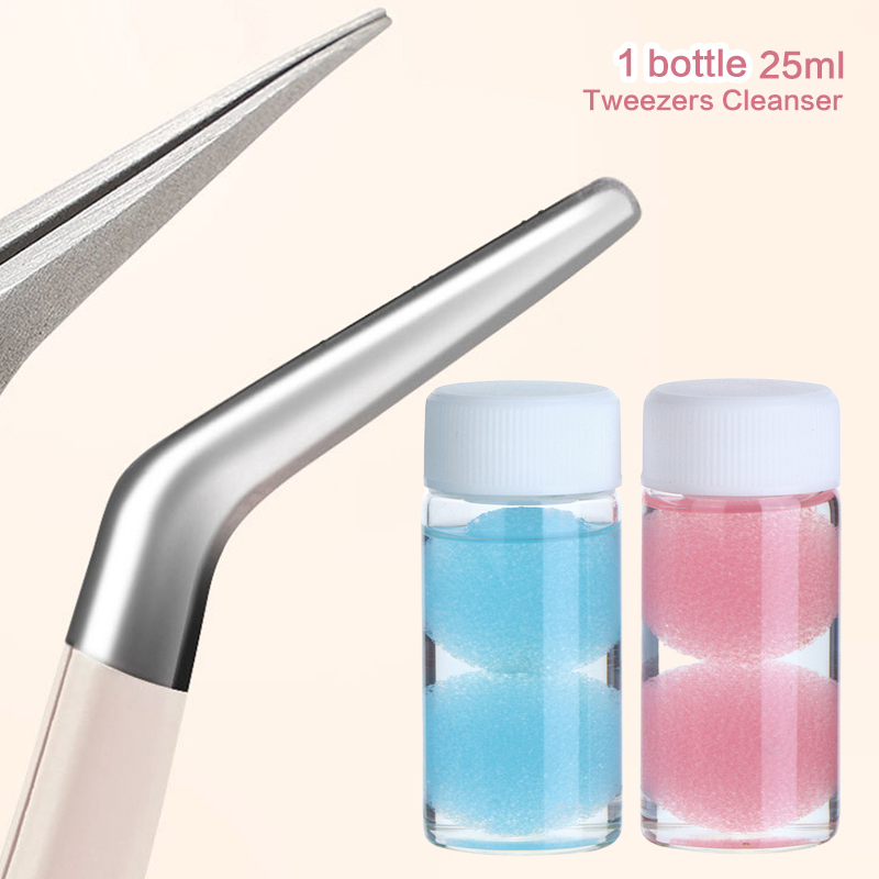 Lash Extension Tweezers - Kirpik Cımbız Temizleyici Kirpik Tutkal Uzatma