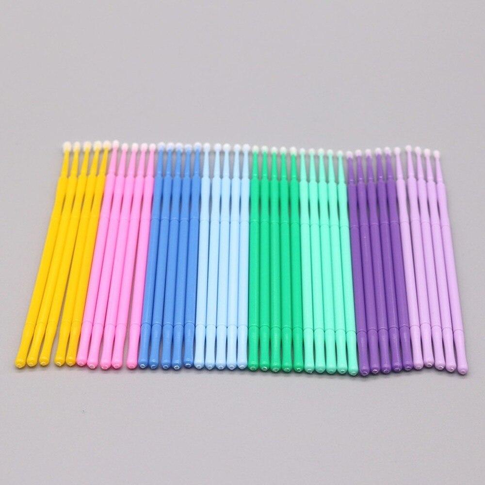 Eyelash Extension Glue - 100 adet/grup Mikro Fırçalar Makyaj Kirpik