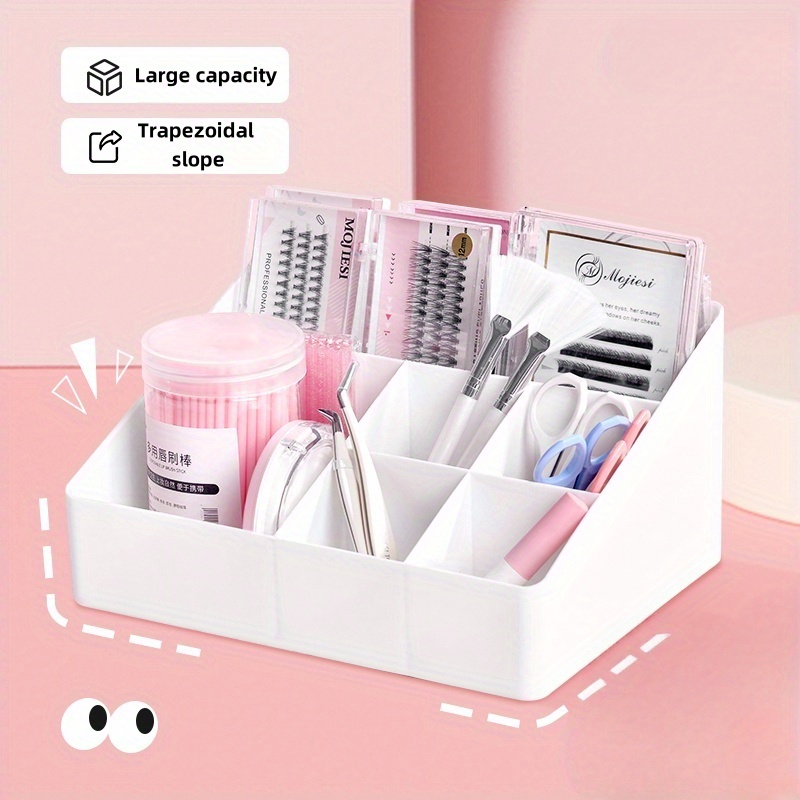 Lash Extension Tweezers - Profesyonel Akrilik Kirpik Uzatma Organizatör Kutusu