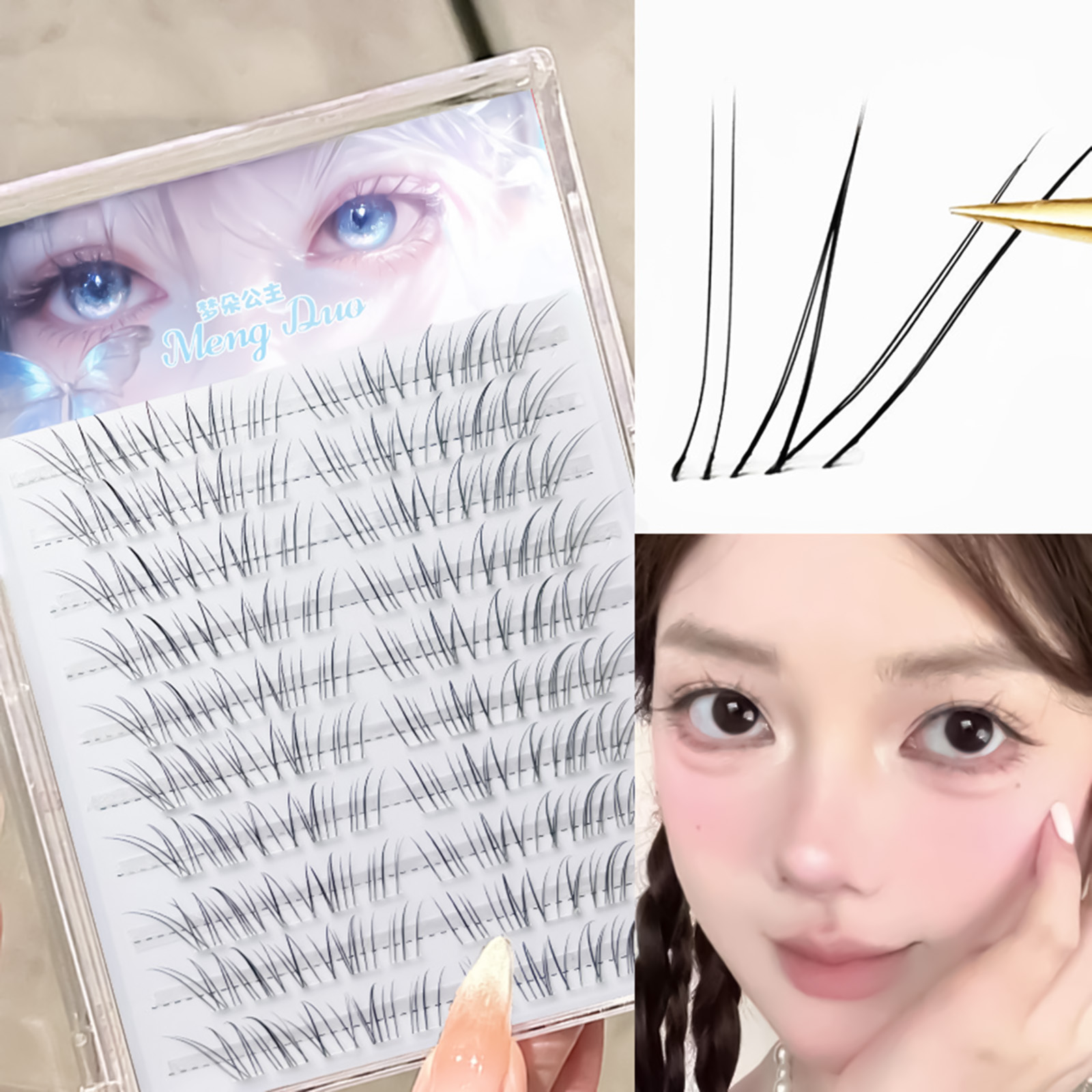 Eyelash Extension Korean Style - Kore Tarzı Takma Kirpikler Bebek Tarzı