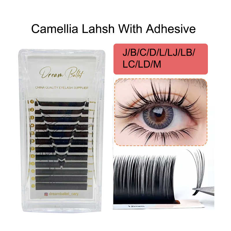 Eyelash Extension Russian - Dream Ballet Kamelya Kirpikleri Yapıştırıcılı LC
