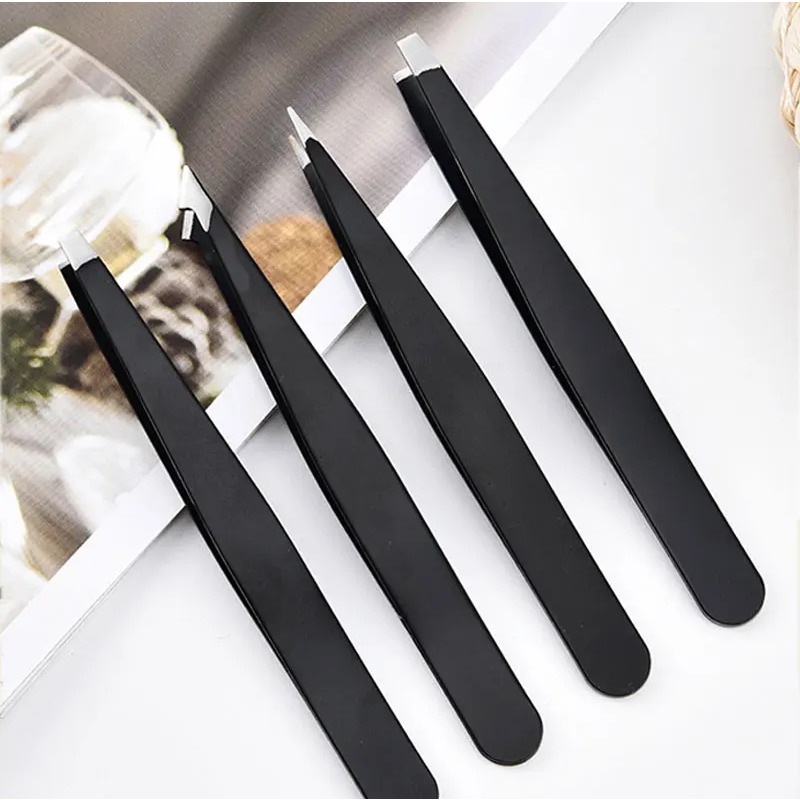 Lash Extension Tweezers - 4 adet yüksek hassasiyetli ince kıllar