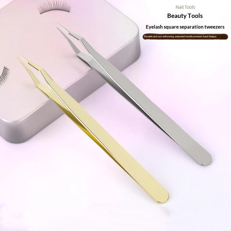 Lash Extension Tweezers - @*1 Set Paslanmaz Çelik Kirpik Uzatma