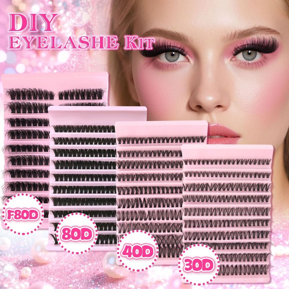 Eyelash Extension Look - Doğal Görünümlü Takma Kirpikler, Sık ve