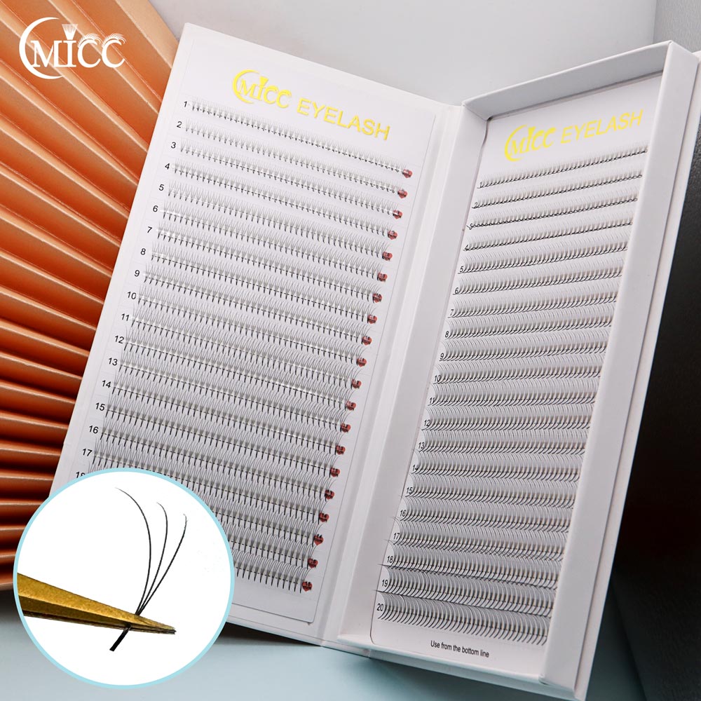 Eyelash Extension Russian - 40 Hat 2D 1600 Fanlar 20D