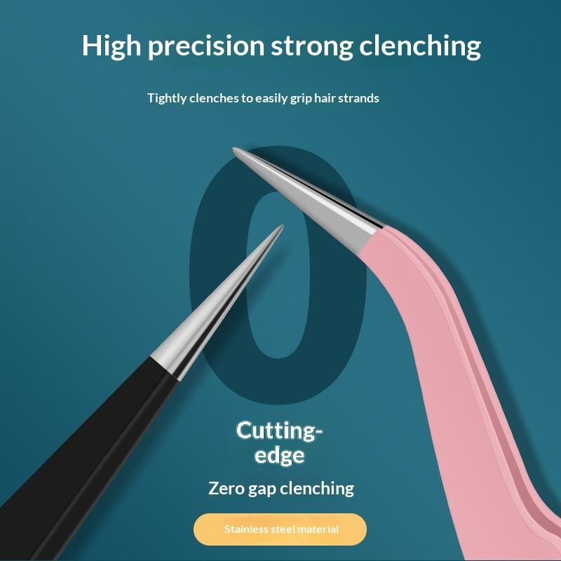 Lash Extension Tweezers - Yeni 1 Adet Paslanmaz Çelik Kirpik