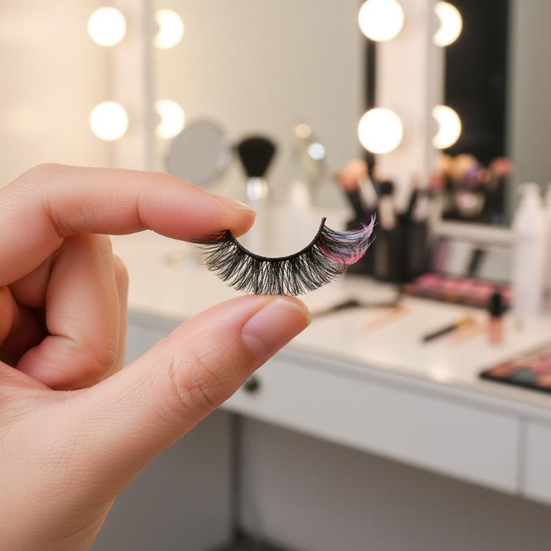 Eyelash Extension Russian - 7 Çift Renkli Takma Kirpik 3D