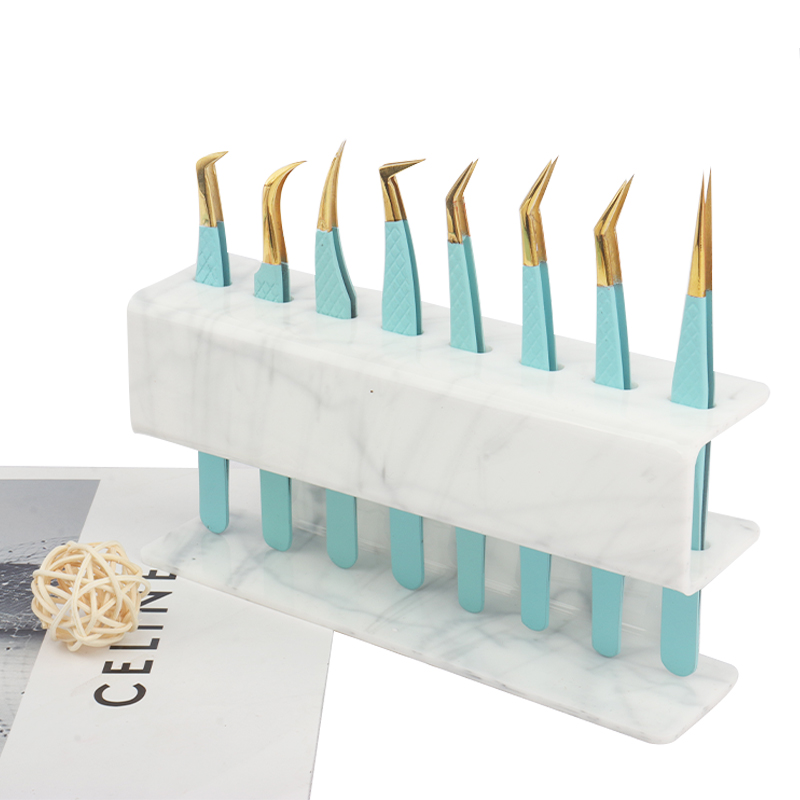 8 delikli cımbız ekran standı  - Lash Extension Tweezers incelemesi ve fiyatı