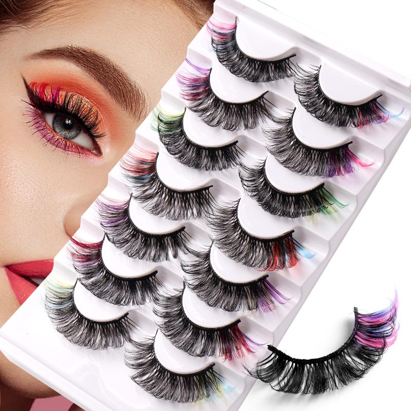 7 Çift Renkli Takma Kirpik 3D  - Eyelash Extension Russian incelemesi ve fiyatı