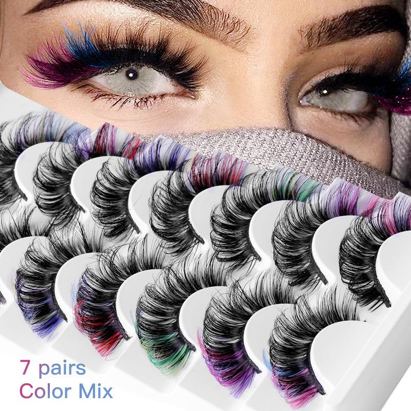 7 Çift Renkli Takma Kirpik 3D  - Eyelash Extension Russian incelemesi ve fiyatı